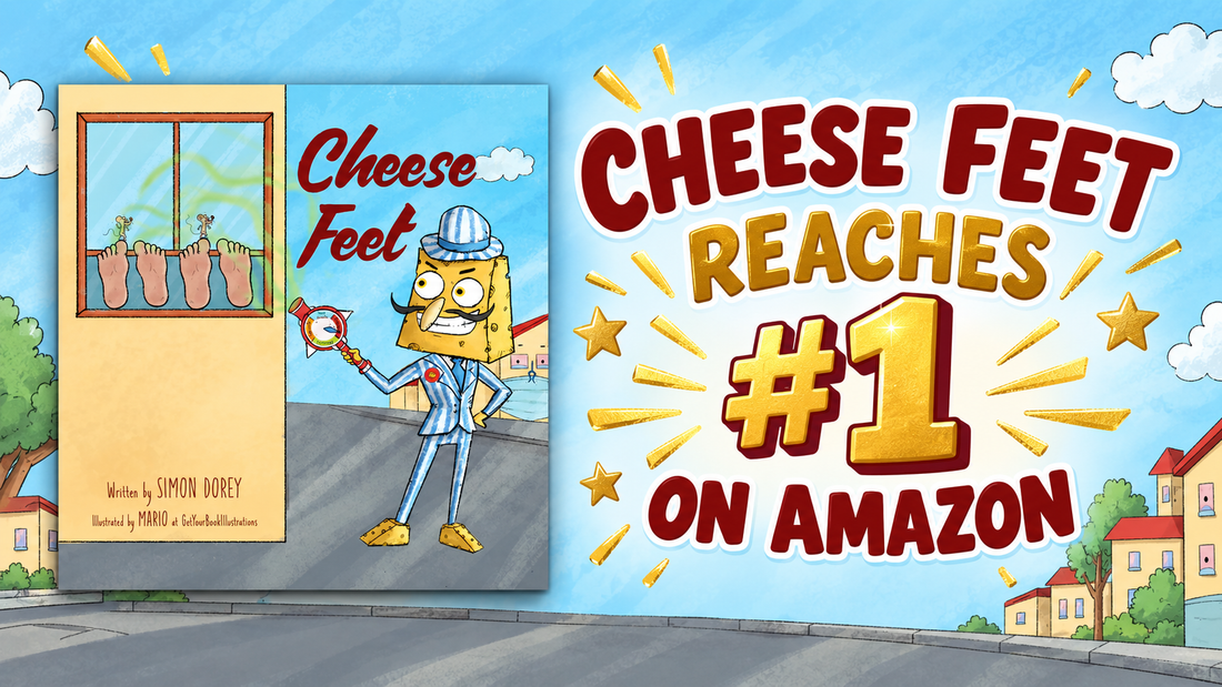 Simon Dorey’s Cheese Feet Reaches No. 1 on Amazon
