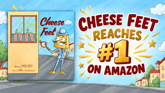 Simon Dorey’s Cheese Feet Reaches No. 1 on Amazon