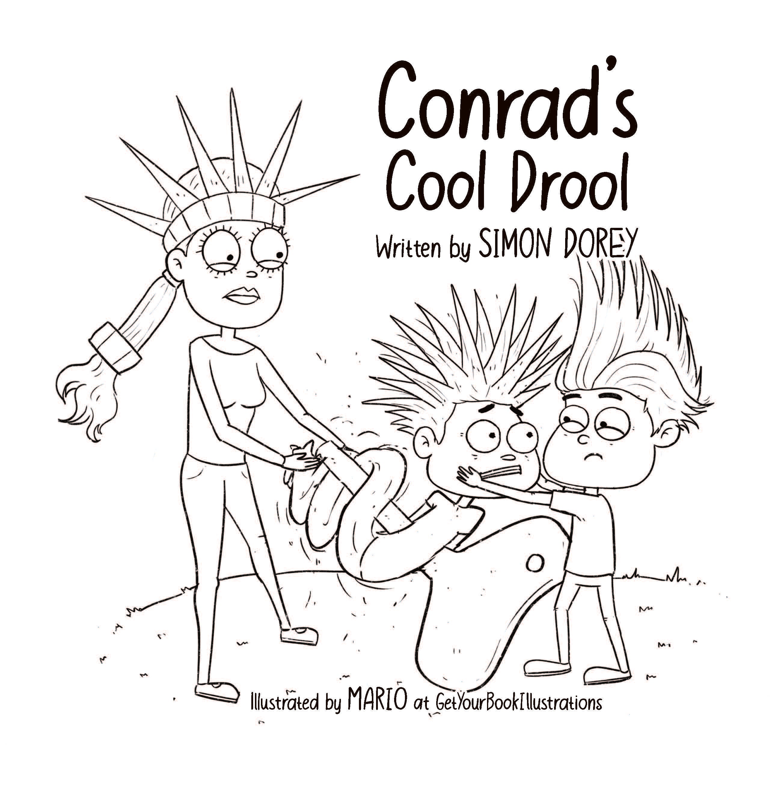 Conrad's Cool Drool - Coloring Book – Simon P.J. Dorey